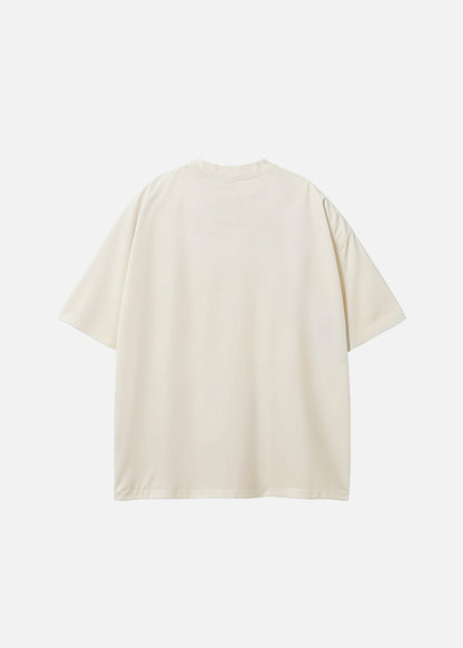 Off White / Beige Oversized T-Shirt