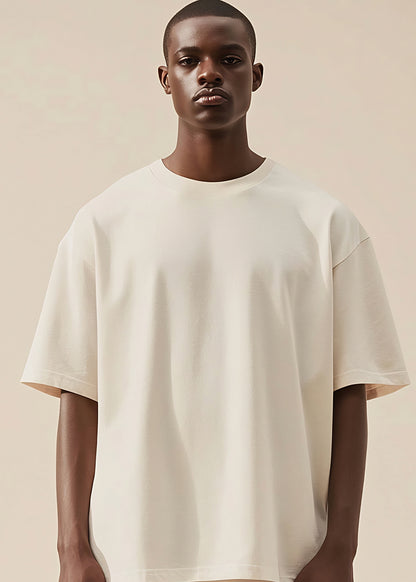 Off White / Beige Oversized T-Shirt